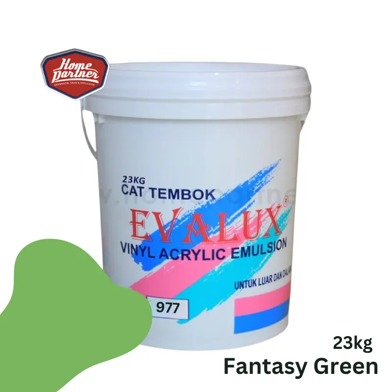 cat tembok evaluk 23kg 977 fantasy green