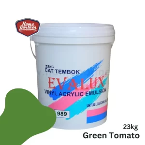cat tembok evaluk 23kg 989 green tomato