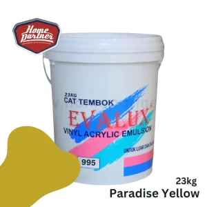 cat tembok evaluk 23kg 995 paradise yellow