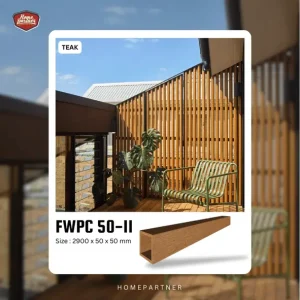 Hollow Tube Outdoor FWPC50-11 Teak