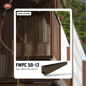 Hollow Tube Outdoor FWPC50-13 Dark coffee