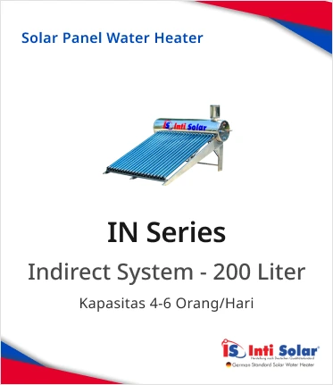 Water Heater Solar Inti 20IN Stainless Steel