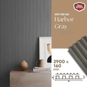 WPC Wall Panel Dinding WP103 KK Harbor Gray